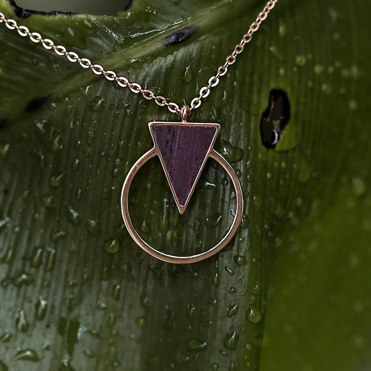 Holzkern Schmuck|Halsketten^Focus Halskette