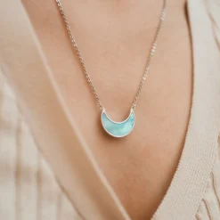 Holzkern Halsketten|Schmuck^Hue Halskette