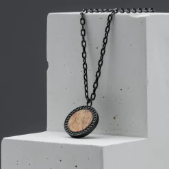 Holzkern Halsketten|Schmuck^Interplay Halskette