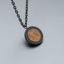 Holzkern Halsketten|Schmuck^Interplay Halskette
