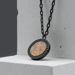 Holzkern Halsketten|Schmuck^Interplay Halskette
