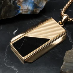 Holzkern Schmuck|Halsketten^Ionic Halskette