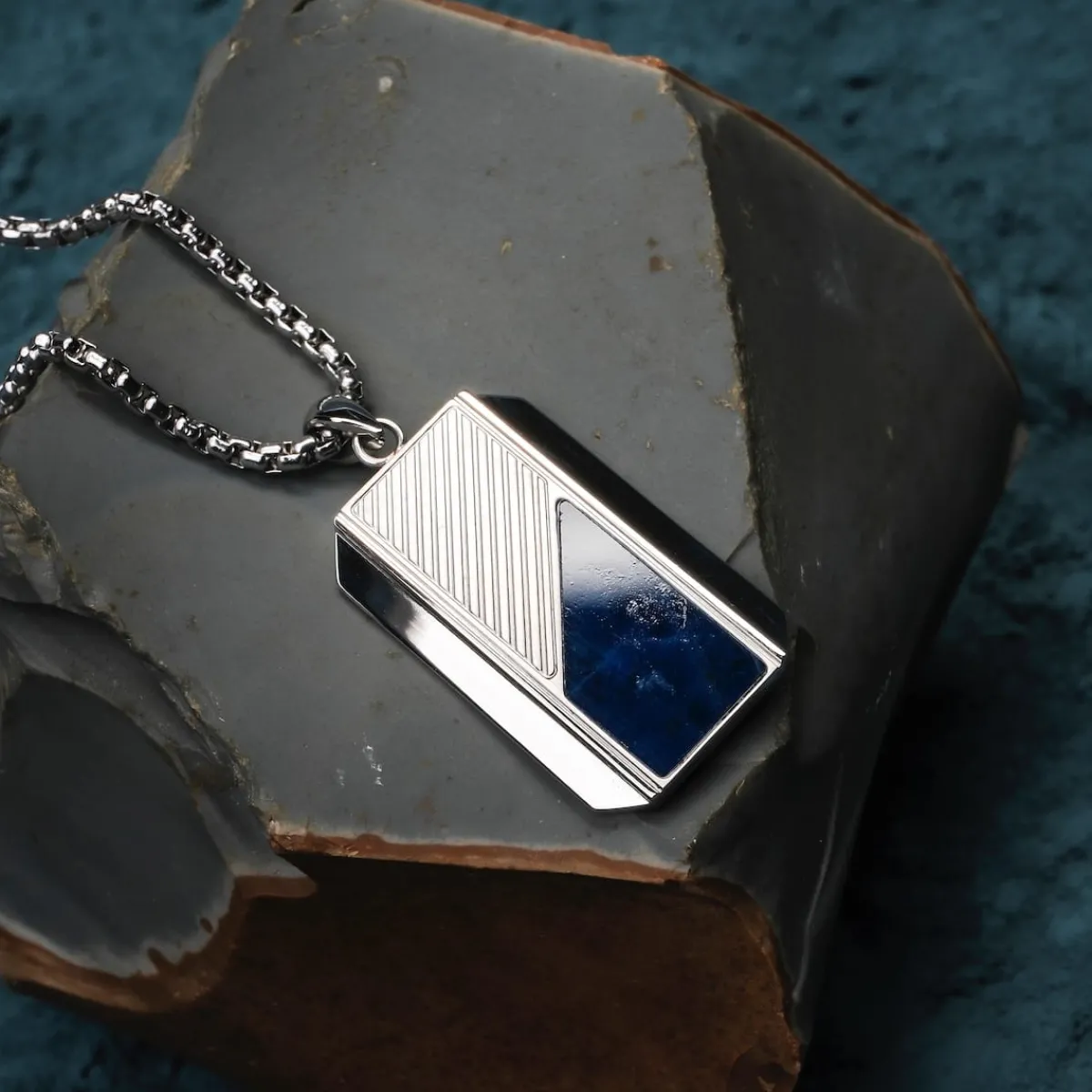 Holzkern Halsketten|Schmuck^Ionic Halskette
