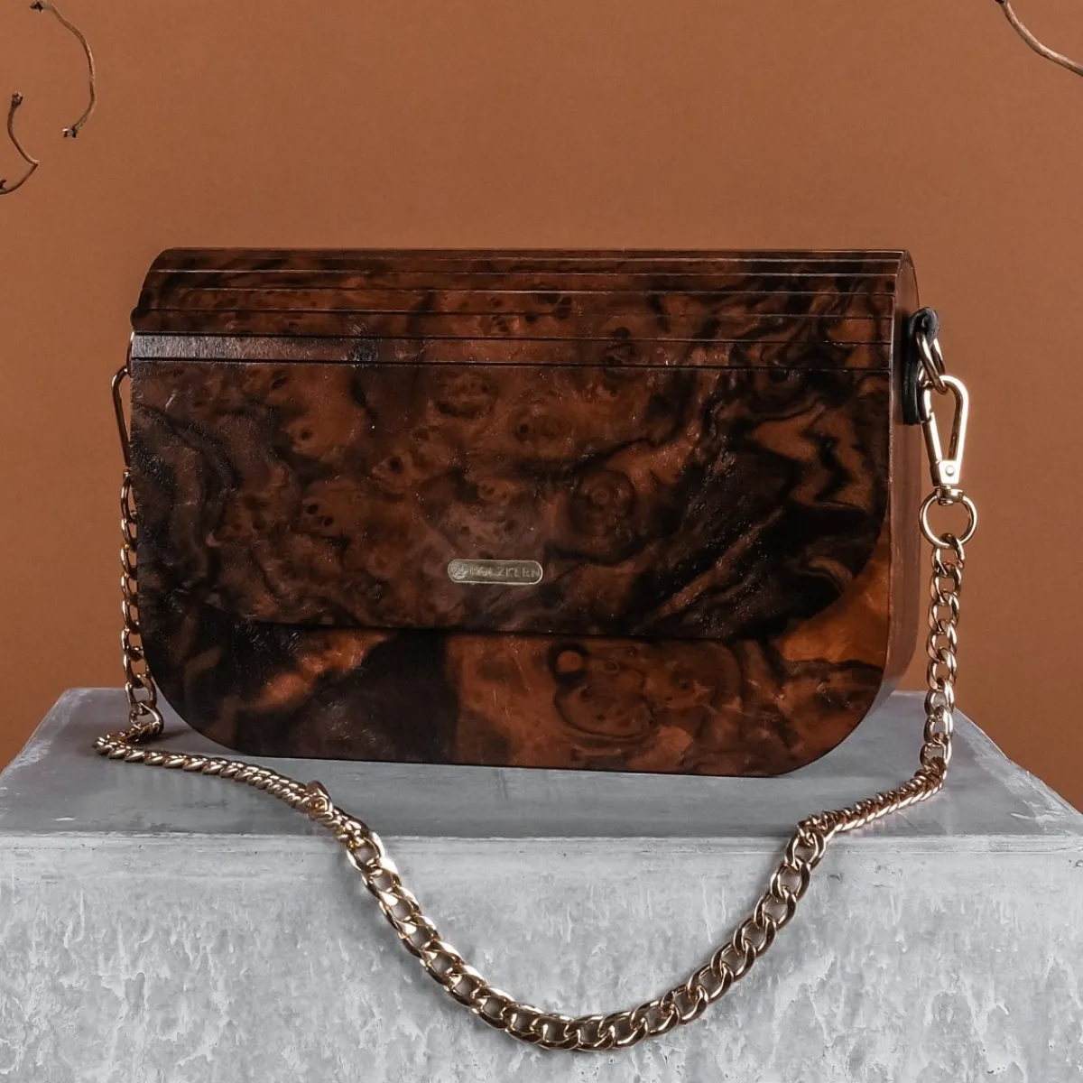 Holzkern Handtaschen^Ivay VEGAN