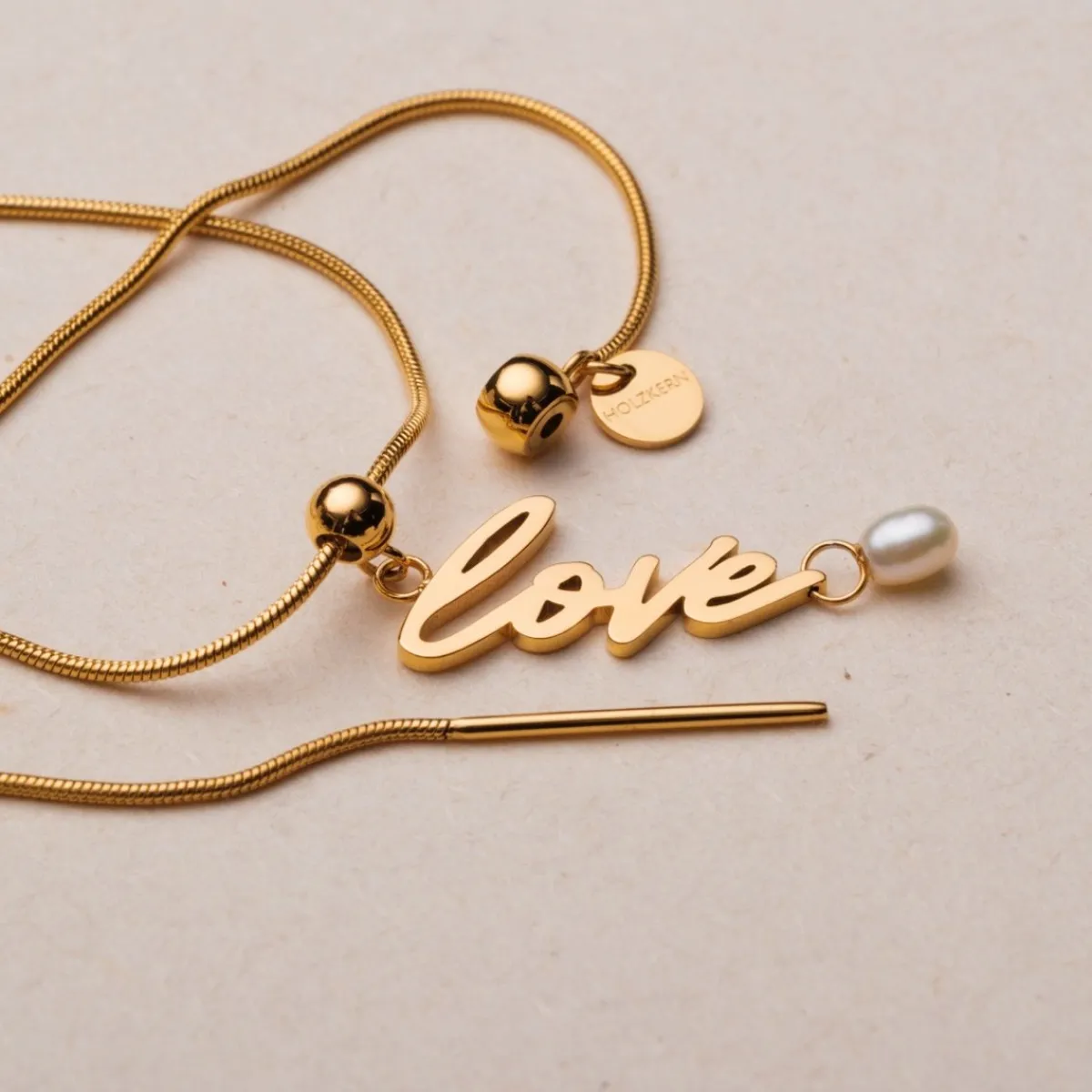 Holzkern Charms|Schmuck^Love-Charm