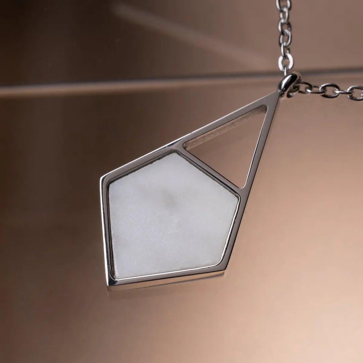 Holzkern Halsketten|Schmuck^Mandala Halskette
