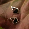 Holzkern Ohrringe|Schmuck^Mandala Ohrringe