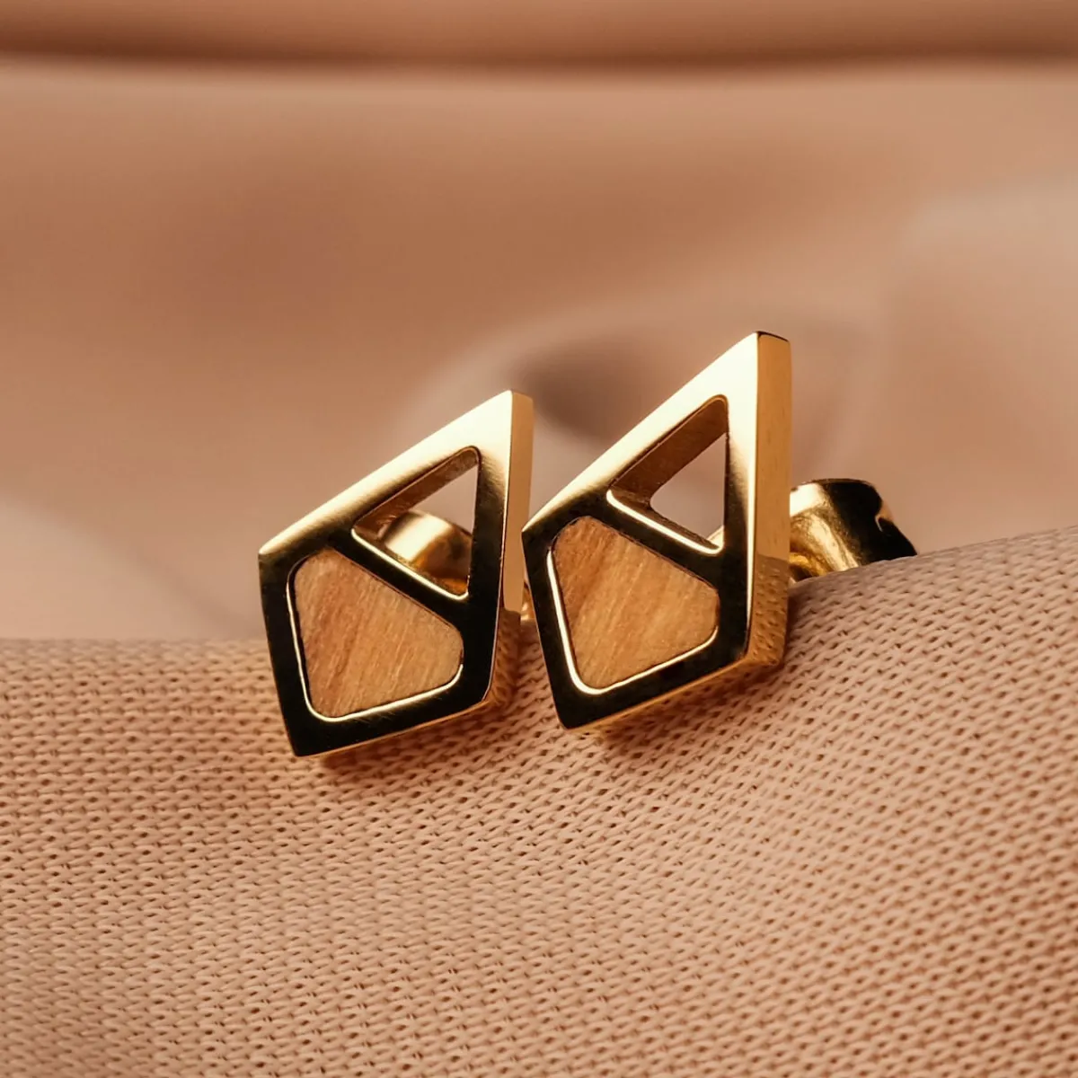 Holzkern Ohrringe|Schmuck^Mandala Ohrringe