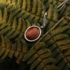 Holzkern Schmuck|Halsketten^Mirror Halskette