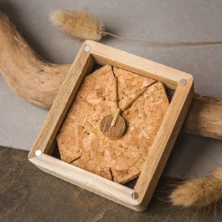 Holzkern Halsketten|Schmuck^Opacity Halskette