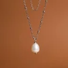 Holzkern Halsketten|Schmuck^Panoramic Halskette