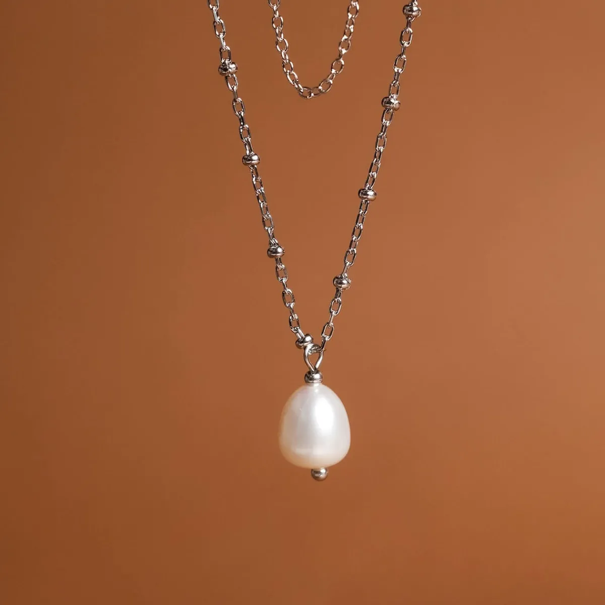 Holzkern Halsketten|Schmuck^Panoramic Halskette