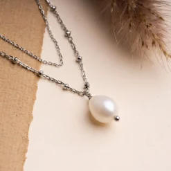 Holzkern Halsketten|Schmuck^Panoramic Halskette