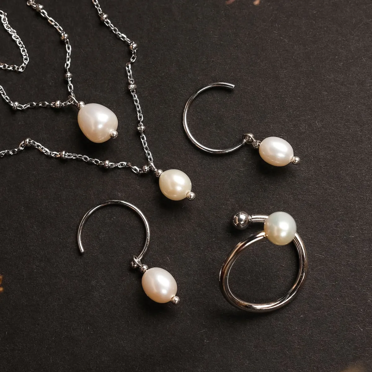 Holzkern Halsketten|Schmuck^Panoramic Halskette