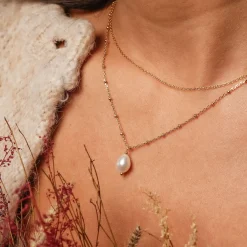 Holzkern Halsketten|Schmuck^Panoramic Halskette