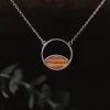 Holzkern Halsketten|Schmuck^Perception Halskette