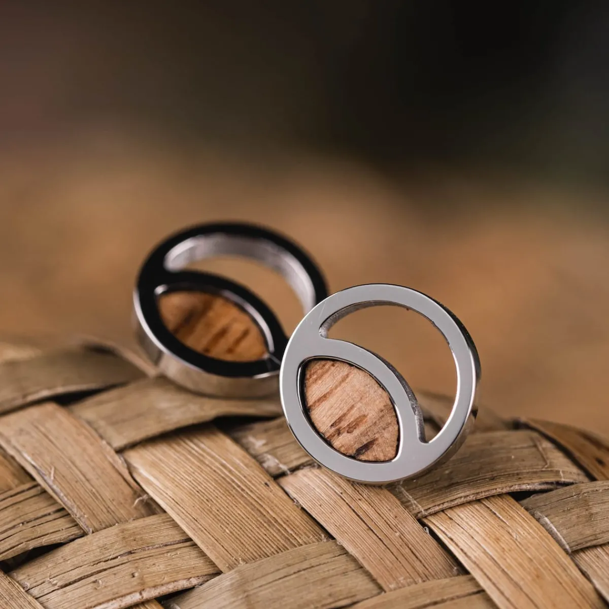 Holzkern Ohrringe|Schmuck^Perception Ohrringe