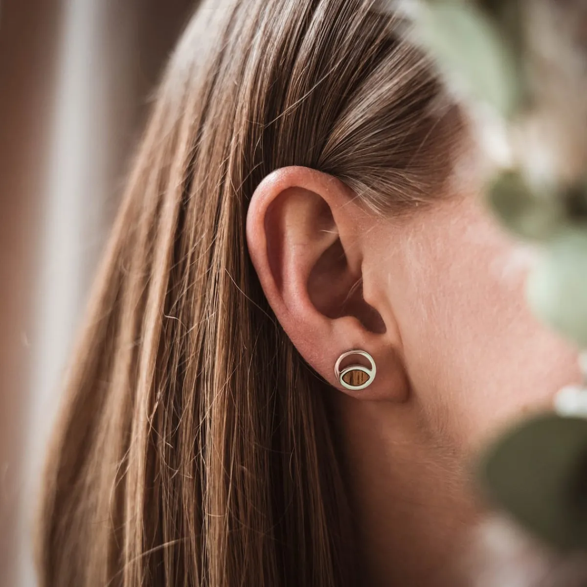 Holzkern Ohrringe|Schmuck^Perception Ohrringe