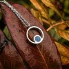 Holzkern Halsketten|Schmuck^Pigment Halskette