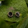 Holzkern Ohrringe|Schmuck^Pigment Ohrringe