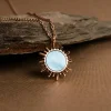 Holzkern Halsketten|Schmuck^Shade Halskette