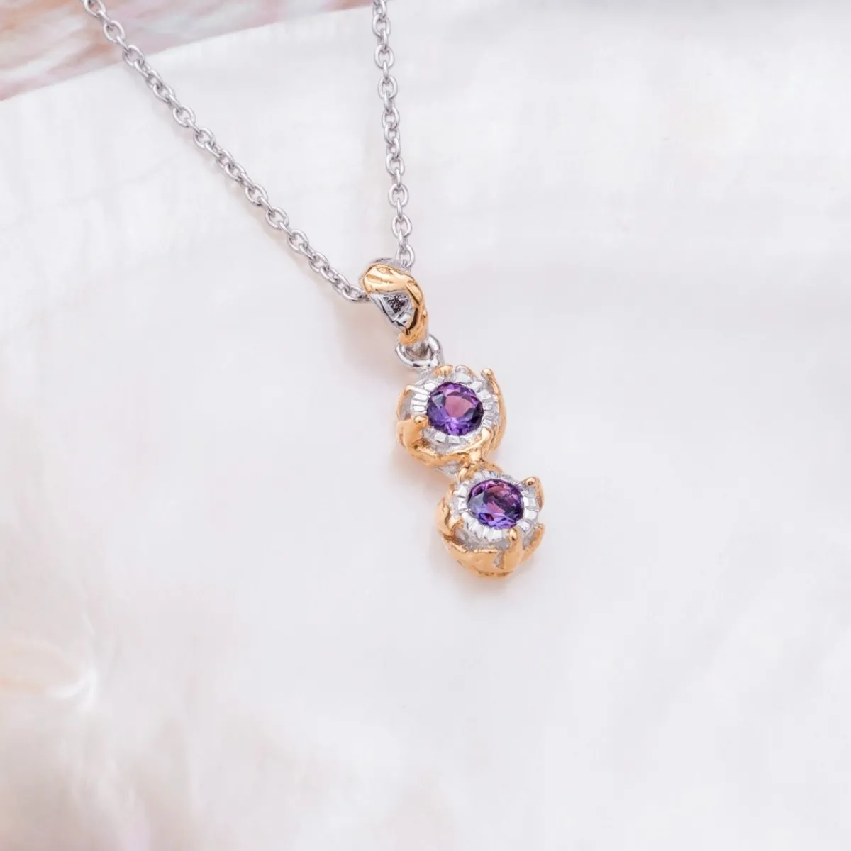 Holzkern Halsketten|Schmuck^Silverstream Halskette