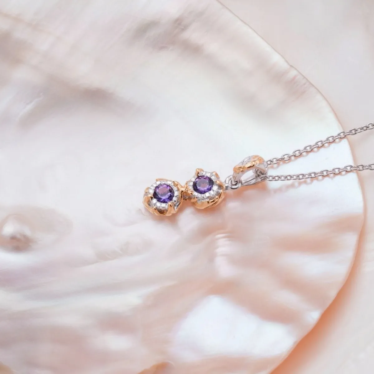 Holzkern Halsketten|Schmuck^Silverstream Halskette