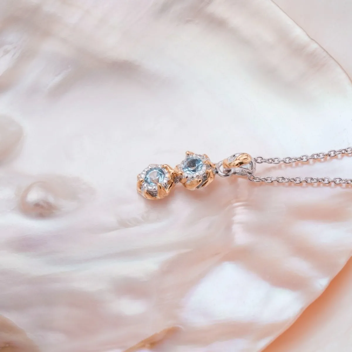 Holzkern Halsketten|Schmuck^Silverstream Halskette