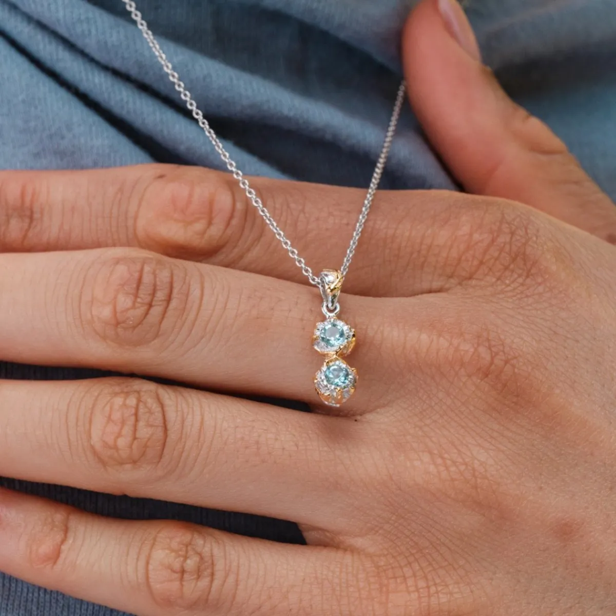 Holzkern Halsketten|Schmuck^Silverstream Halskette