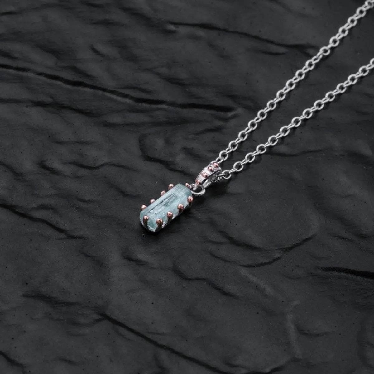 Holzkern Halsketten|Schmuck^Silverstream Halskette