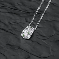 Holzkern Halsketten|Schmuck^Silverstream Halskette