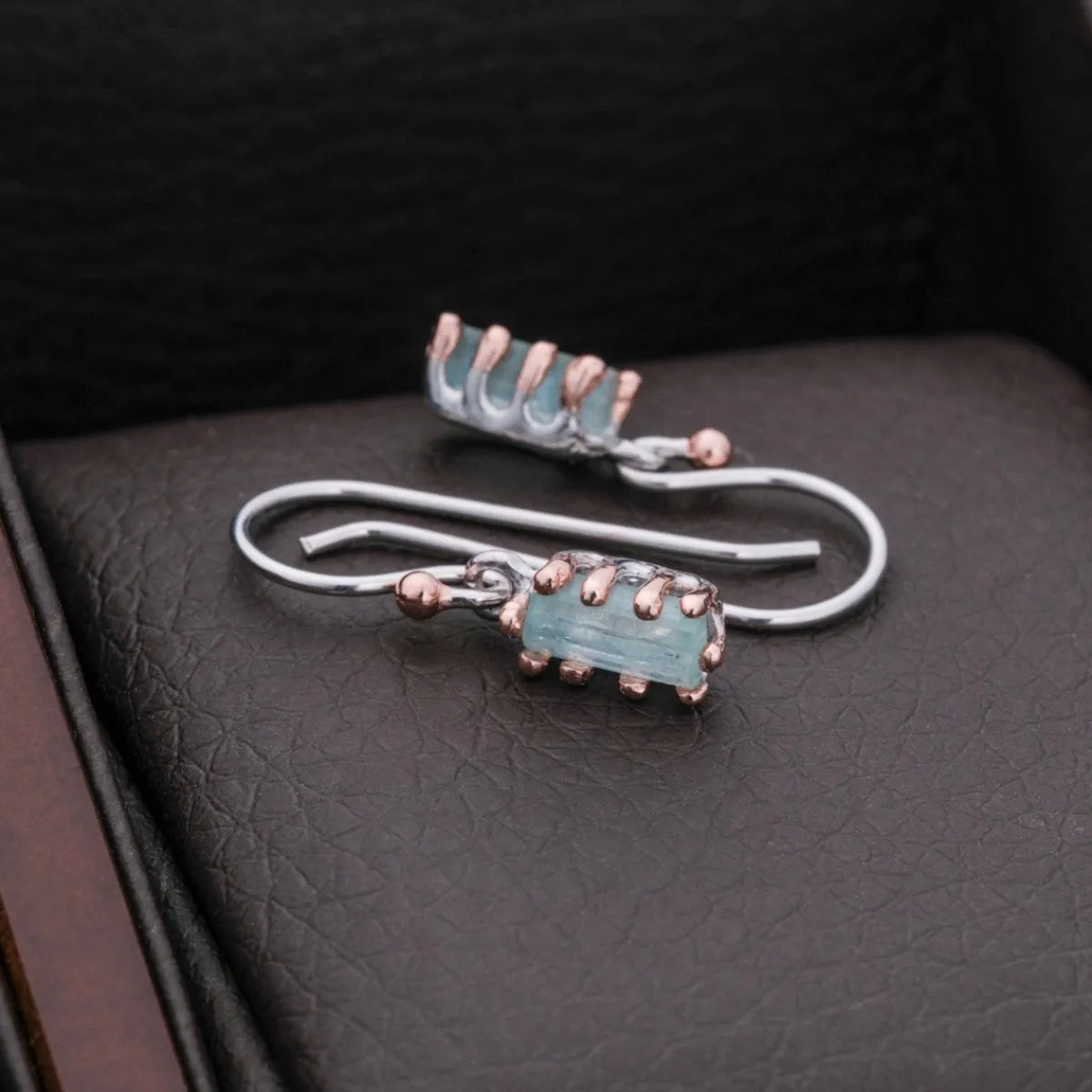Holzkern Ohrringe|Schmuck^Silverstream Ohrringe