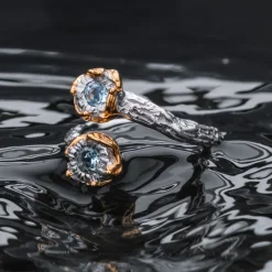 Holzkern Ringe|Schmuck^Silverstream Ring
