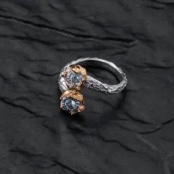 Holzkern Ringe|Schmuck^Silverstream Ring