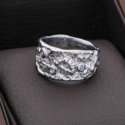 Holzkern Ringe|Schmuck^Silverstream Ring