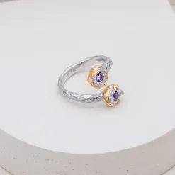 Holzkern Ringe|Schmuck^Silverstream Ring