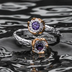 Holzkern Ringe|Schmuck^Silverstream Ring