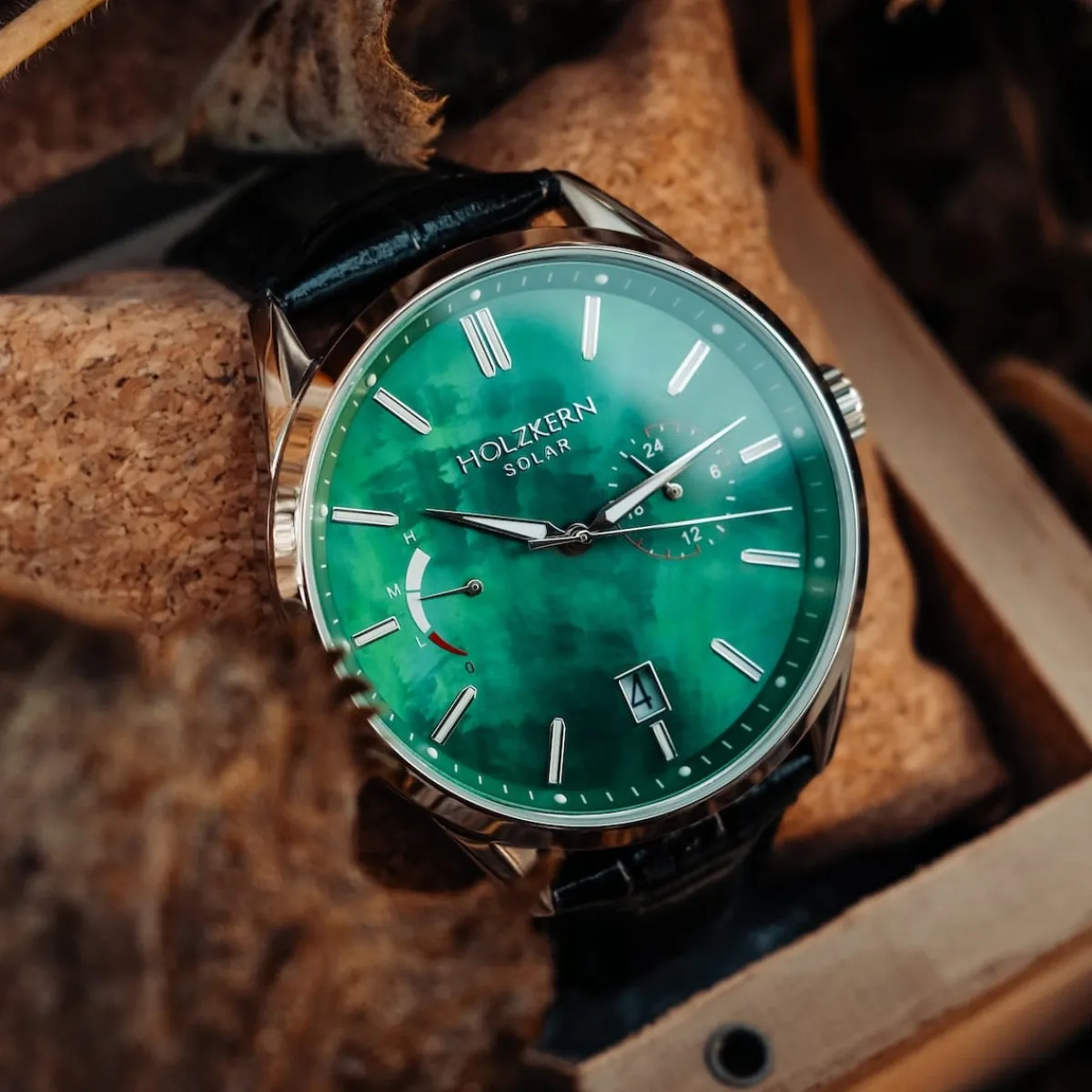 Holzkern Uhren^Steric