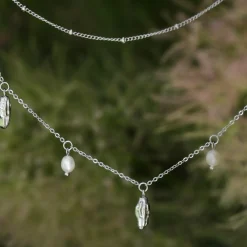 Holzkern Halsketten|Schmuck^Summersweet Doppelkette