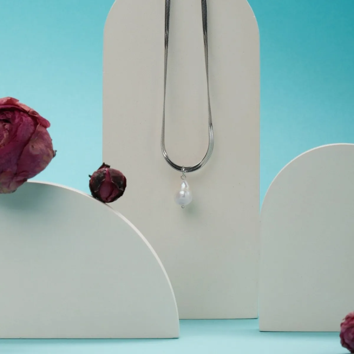 Holzkern Halsketten|Schmuck^Summersweet Halskette
