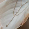 Holzkern Halsketten|Schmuck^Summersweet Halskette