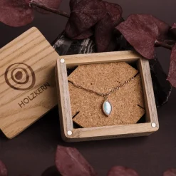 Holzkern Halsketten|Schmuck^Visual Halskette