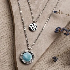 Holzkern Halsketten|Schmuck^Zendala Halskette