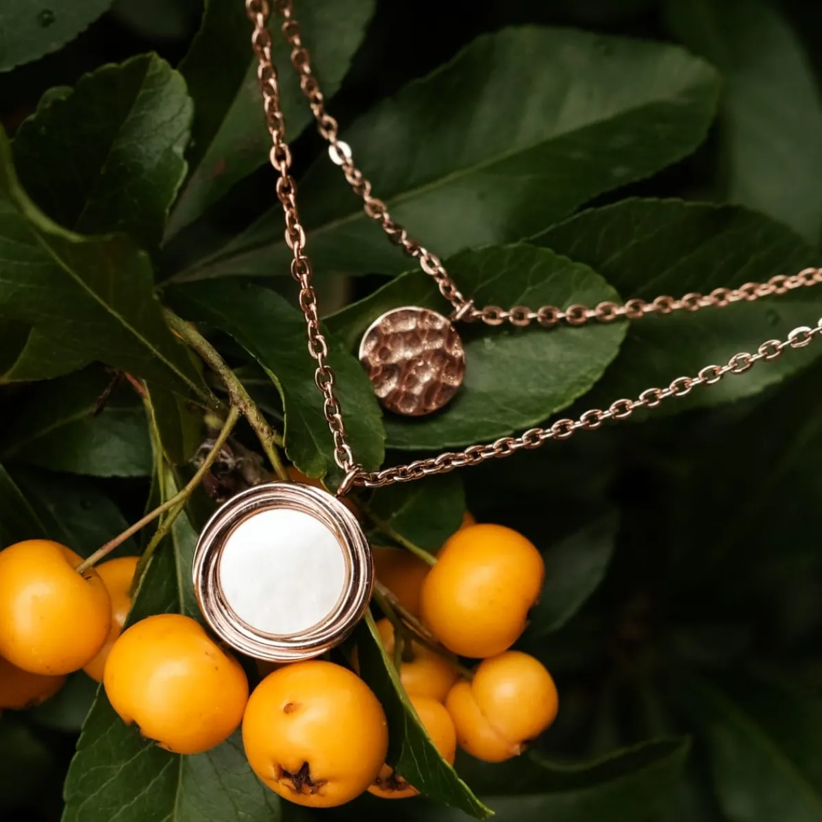 Holzkern Halsketten|Schmuck^Zendala Halskette