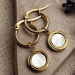 Holzkern Ohrringe|Schmuck^Zendala Ohrringe