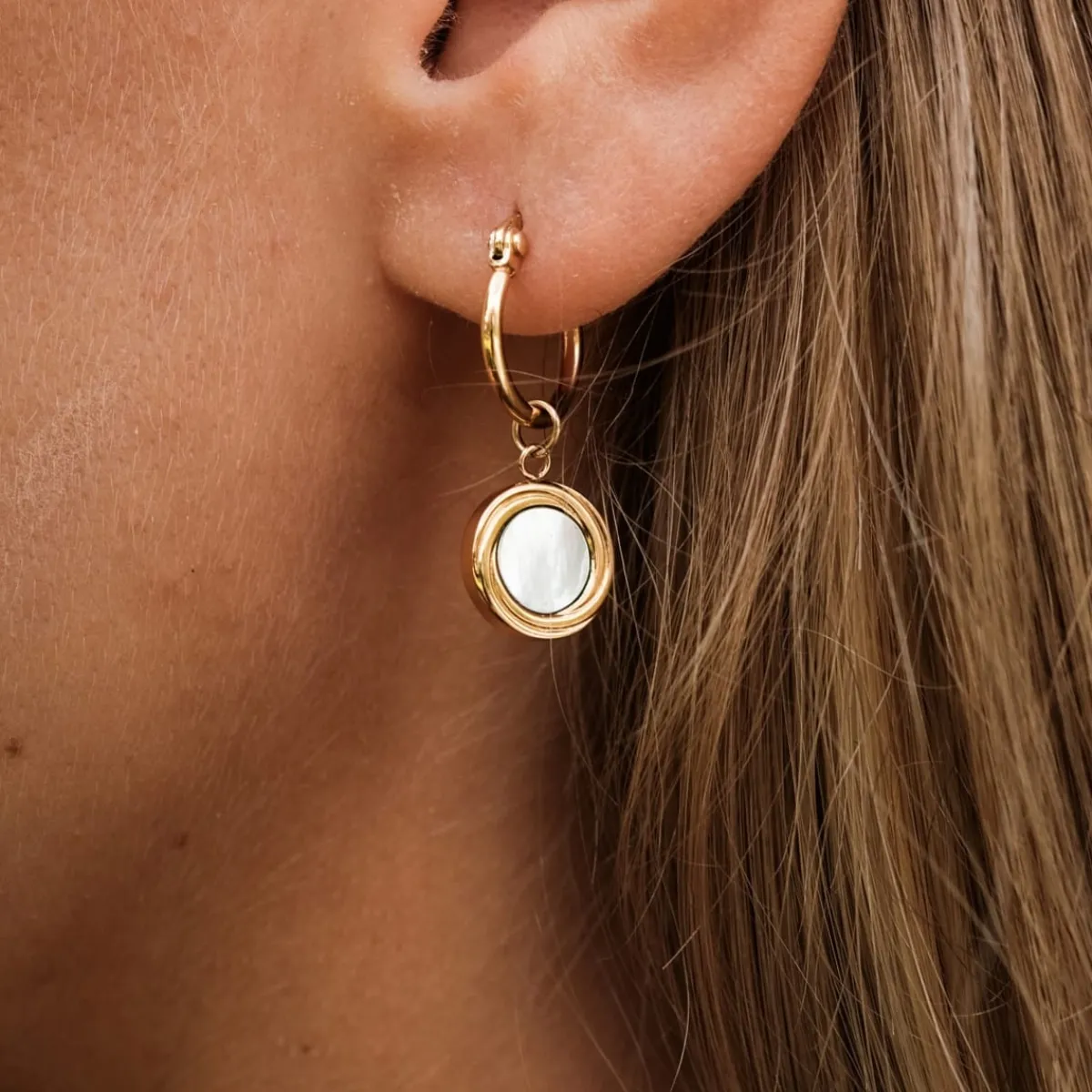 Holzkern Ohrringe|Schmuck^Zendala Ohrringe