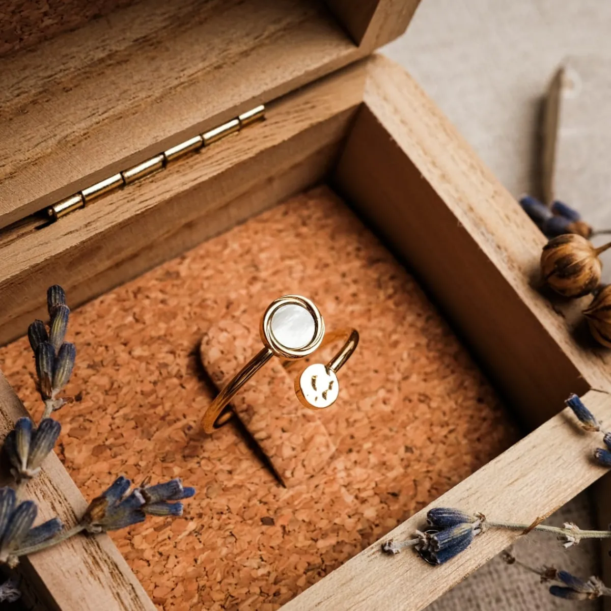 Holzkern Ringe|Schmuck^Zendala Ring